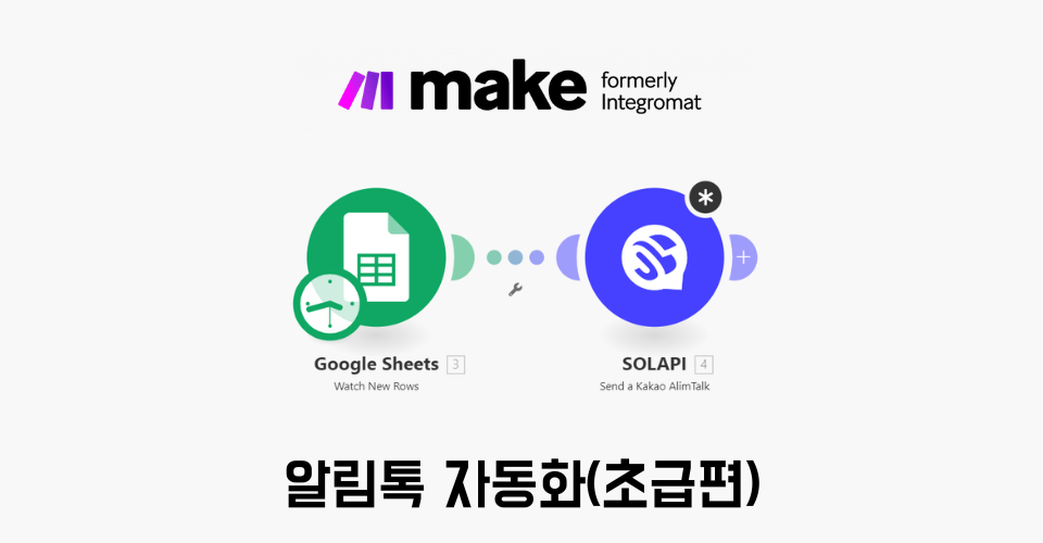 Make를 활용한 배송시작 알림톡 발송 자동화